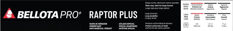 Bellota Raptor Plus Rasps