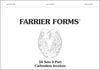 Farrier Forms Invoice Book