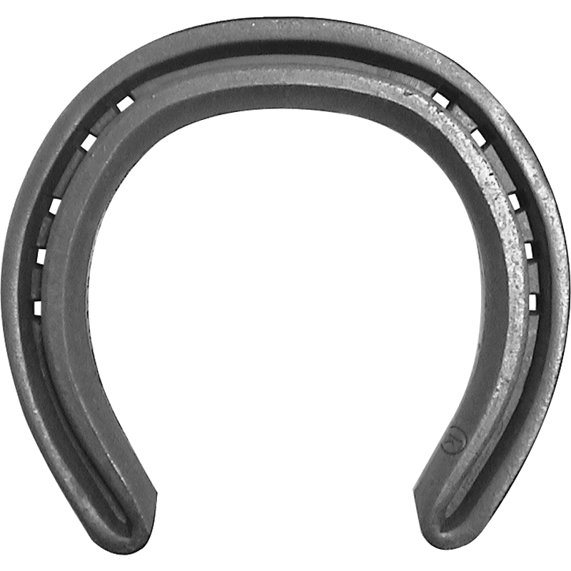 Kerckhaert Concave Horseshoes 3/4" x 3/8" Front Toe Clipped