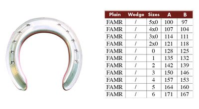 Colleoni FAMR Open Full Roller Aluminum Horseshoes - per Pair