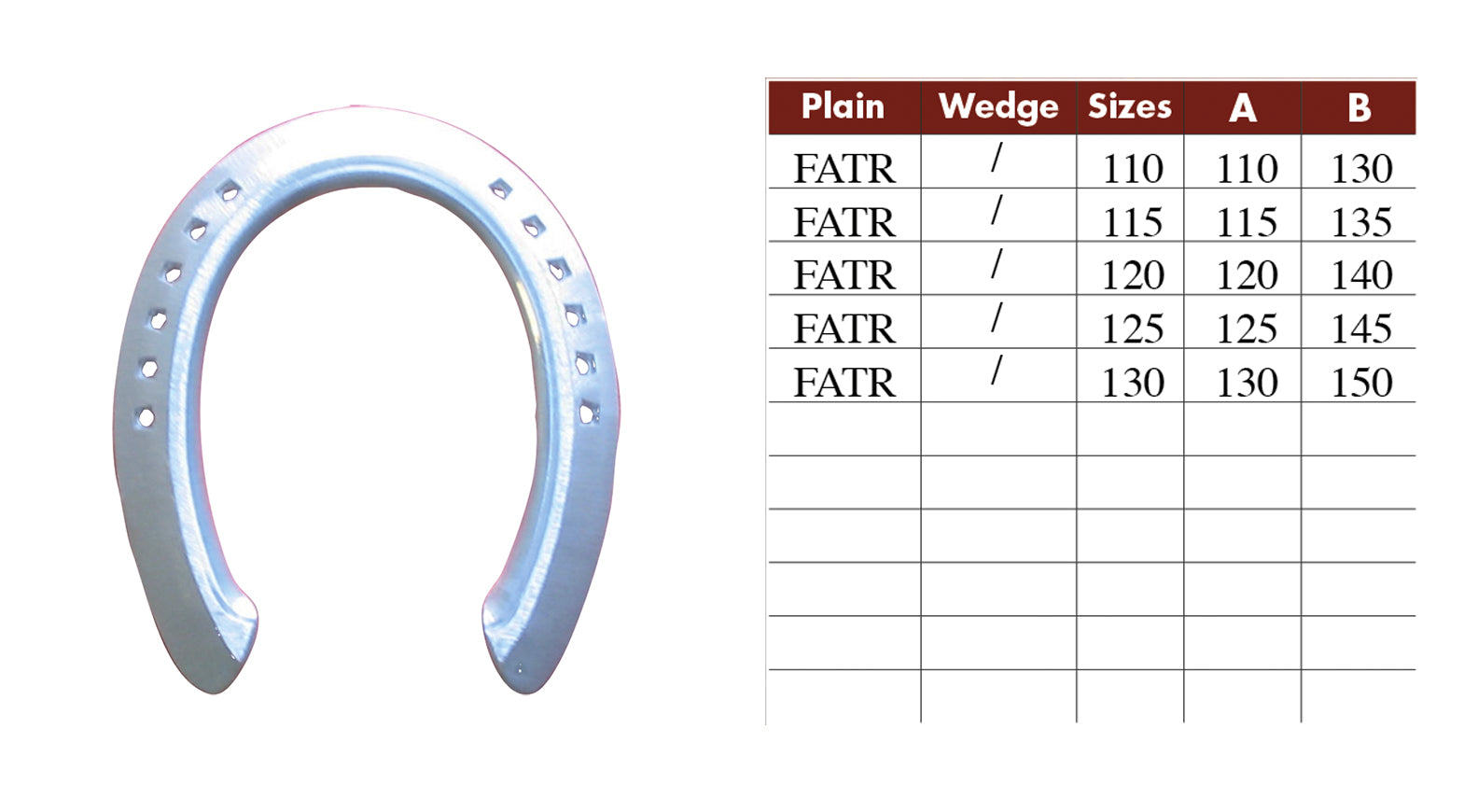 Colleoni FATR Open Rolling Trotter Aluminum Horseshoes - per Pair