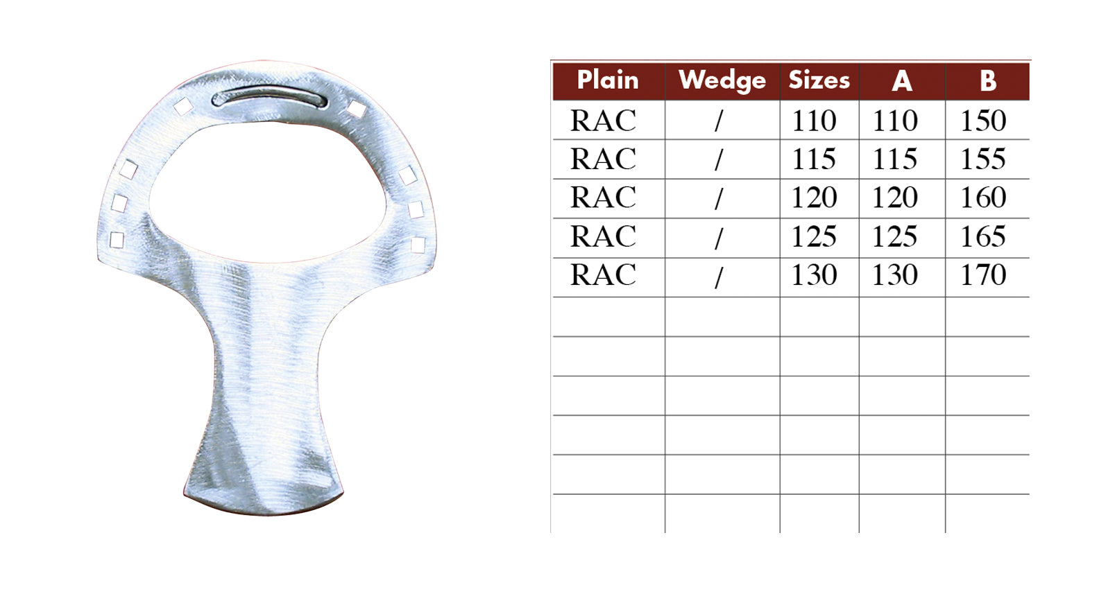 Colleoni RAC Racket Trotter Aluminum Horseshoes