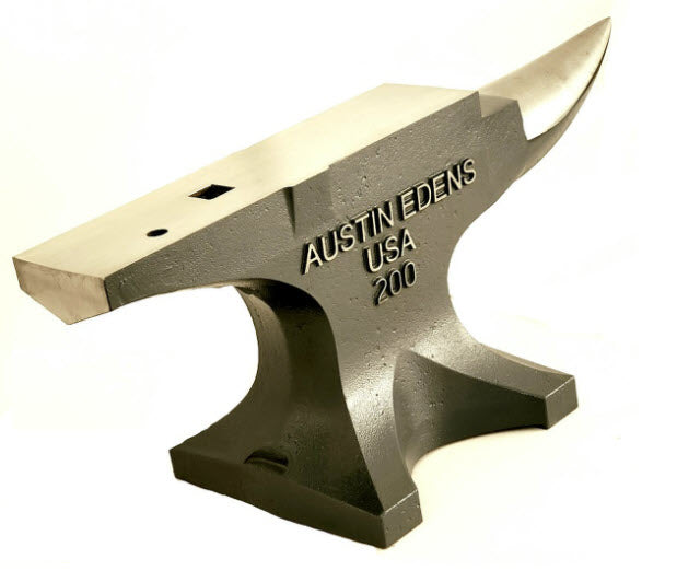 200 lb SCOTT Anvil - Austen EDENS pattern (USA) - Canadian Forge & Farrier