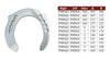 Colleoni PSPAD/S Spavin Punched Hind Aluminum Horseshoes - per Pair