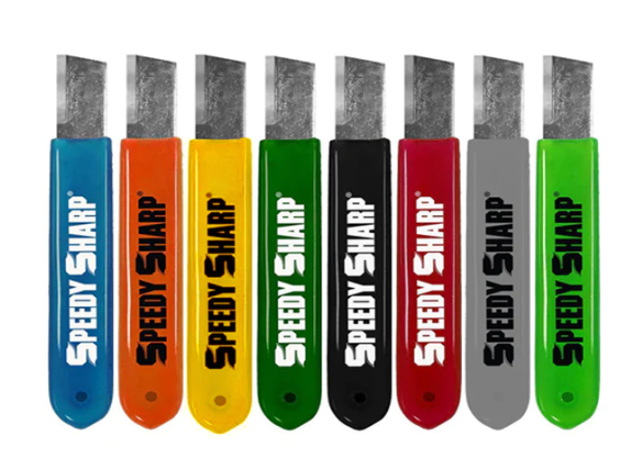 Multiple Colors of the Original Speedy Sharp Knife and Tool Carbide Sharpener @ Canadian Forge