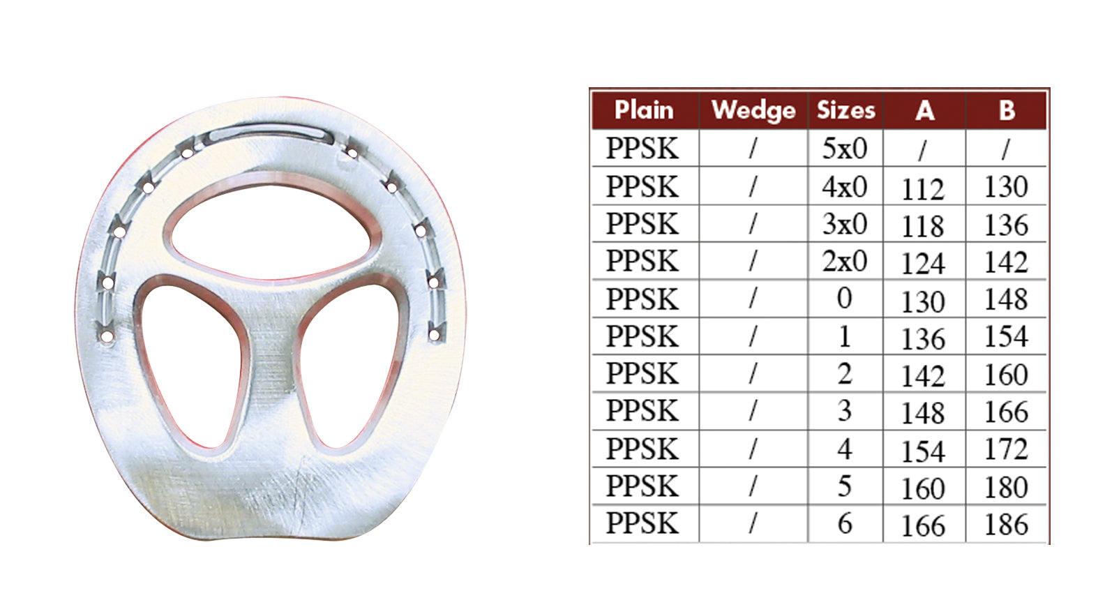 Colleoni PPSK Straight Bar Aluminum Horseshoes - per Pair