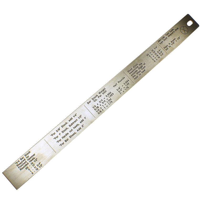 W-Brand Horseshoers Ruler