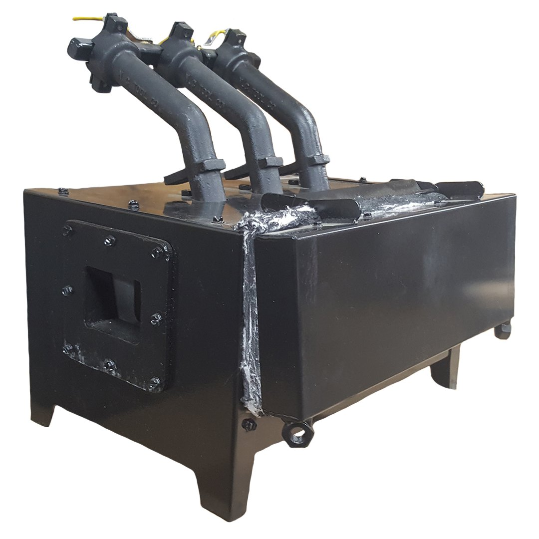 NC Whisper Lowboy Forge with 3 Burners + 2 Side Ports